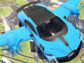 Real Sports Flying Car 3d