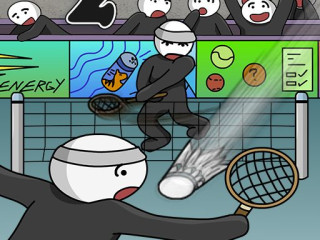 Stick Figure Badminton 2